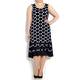 TIA navy large spotty Dress with bolero