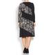 TIA A LINE SPOT PRINT DRESS