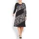 TIA A LINE SPOT PRINT DRESS