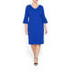 TIA TRUMPET CUFF DRESS COBALT
