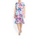 TIA FLORAL PRINT RUFFLE HEM DRESS