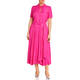 Tia Spot Dress Fuchsia 