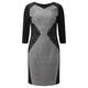 TIA LACE PANELLED SHEATH DRESS