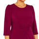 Tia Knot Waist Jersey Dress Magenta 