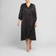 Tia Polka Dot Wrap Dress