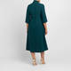 Tia Pussy Bow Dress Teal 
