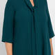 Tia Pussy Bow Dress Teal 