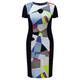 TIA Abstract print jersey DRESS