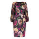 TIA FLORAL PRINT DRESS WITH WAIST TWIST