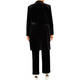 Tia Long Velvet Jacket Black