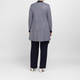 Tia Chain Print Long Jacket Navy 
