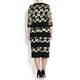 TIA GOLD & BLACK LACE STRETCHY DRESS OUTFIT