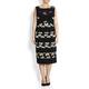 TIA GOLD & BLACK LACE STRETCHY DRESS OUTFIT