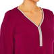 Tia Top With Mirrored Trim Magenta 