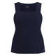 Tia Square Neck Vest Navy 