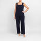 Tia Square Neck Vest Navy 
