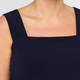 Tia Square Neck Vest Navy 