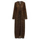 Alembika DEVORE GATHERED FRONT DRESS