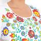 Marina Rinaldi floral print white T SHIRT