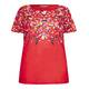 Marina Rinaldi red Tunic with print front