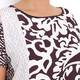 Marina Rinaldi chocolate print Tunic