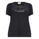 Marina Rinaldi black embellished T-SHIRT