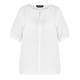 VERPASS VISCOSE STRETCH WHITE BLOUSE
