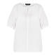 VERPASS VISCOSE STRETCH WHITE BLOUSE