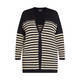 VERPASS CARDIGAN BLACK AND GOLD