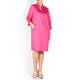 VERPASS COTTON BLEND SHIRT DRESS PINK