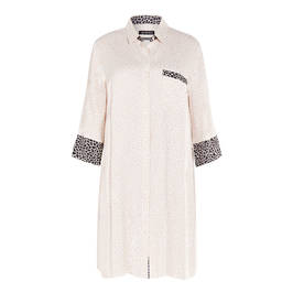 VERPASS GIRAFFE PRINT SHIRT DRESS - Plus Size Collection
