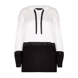VEPASS HOODY BLACK AND WHITE - Plus Size Collection