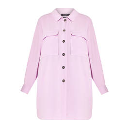 VERPASS LONG SHIRT JACKET WISTERIA - Plus Size Collection