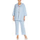 VEPASS LINEN JACKET LIGHT BLUE 