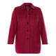 BEIGE BOILED WOOL JACKET FUCHSIA 