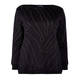 VERPASS ABSTRACT INTARSIA JUMPER BLACK