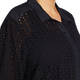 VERPASS BRODERIE ANGLAIS LONG SHIRT BLACK