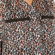 VERPASS GEORGETTE LONG SHIRT ANIMAL PRINT