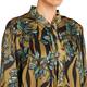 VERPASS LEAF PRINT SHIRT OLIVE