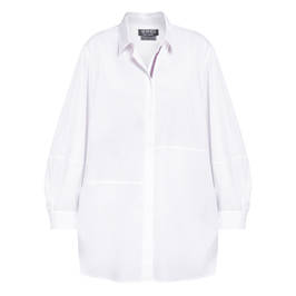 VERPASS COTTON SHIRT WHITE  - Plus Size Collection
