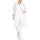 VERPASS BRODERIE ANGLAIS LONG SHIRT WHITE 