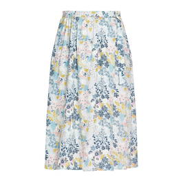 VERPASS PASTEL FLORAL PRINT SKIRT - Plus Size Collection