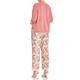 VERPASS V-NECK LUREX SWEATER CORAL 