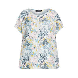 VERPASS PASTEL FLORAL PRINT TOP - Plus Size Collection