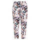 VERPASS LEAF PRINT CROPPED TROUSERS 
