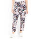 VERPASS LEAF PRINT CROPPED TROUSERS 