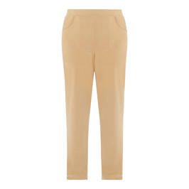 VERPASS PULL ON KNIT TROUSER CAMEL - Plus Size Collection