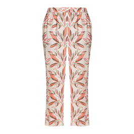 VERPASS PULL ON TROUSER FLORAL  - Plus Size Collection