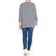 VERPASS STRETCH JERSEY T-SHIRT NAVY AND WHITE 