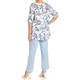 VERPASS T-SHIRT FLORAL PRINT WISTERIA